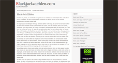 Desktop Screenshot of blackjackzaehlen.com