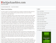 Tablet Screenshot of blackjackzaehlen.com